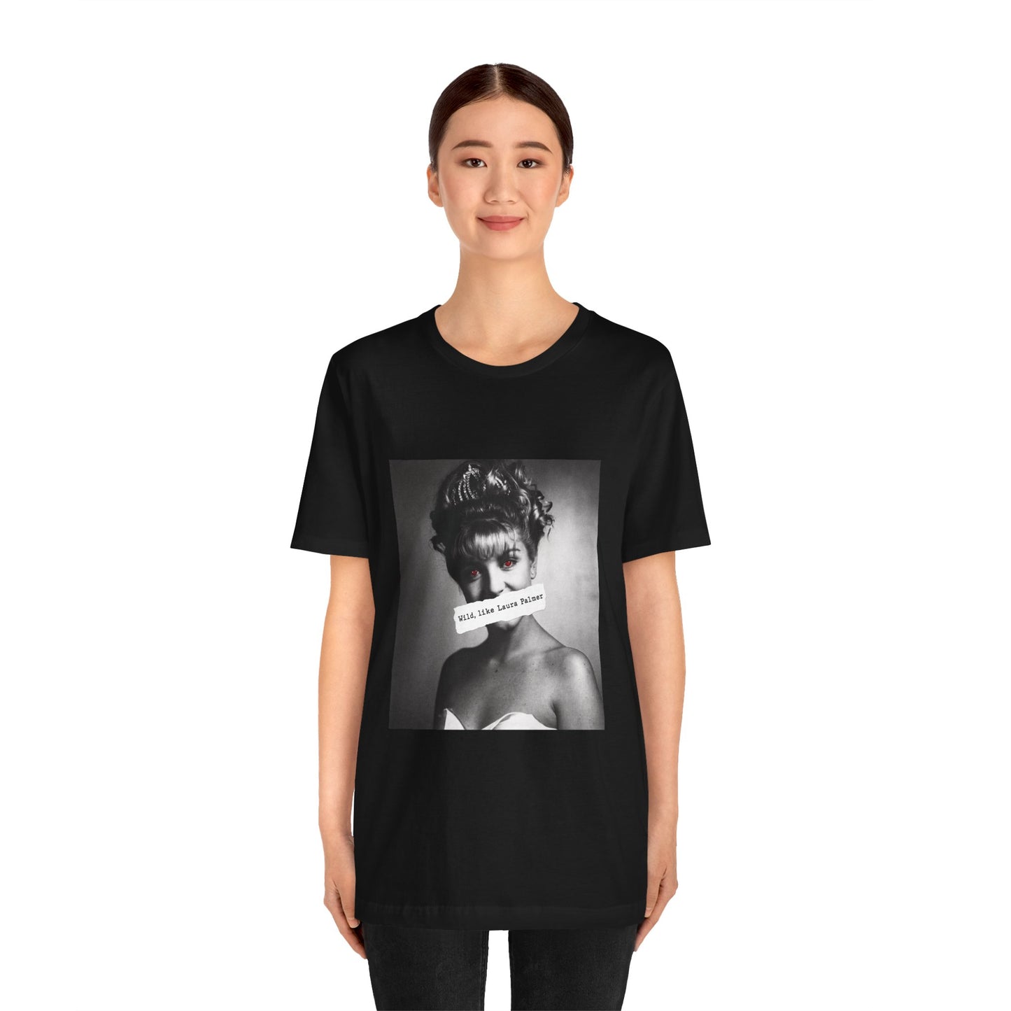 Horror Press Wild Like Laura Palmer T-Shirt - Laura Palmer - David Lynch Fan - Twin Peaks Fan Merch - Horror Movie Fan T-Shirt - Horror Press Merch - Gift for Horror Movie Fans - Scary Movie Lover Tshirt